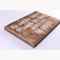 Tr Skilt - Wir sind hier nicht bei...