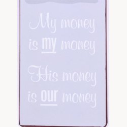 Skilt - Home economy: