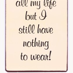 Skilt - Born to shop...