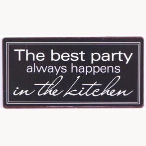 Magnet - The best party always happens in the kitchen