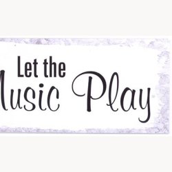 Skilt - Let the music play