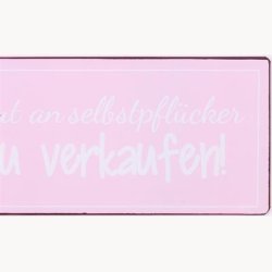 Skilt - Unkraut an selbstpfl&uuml;cker zu verkaufen