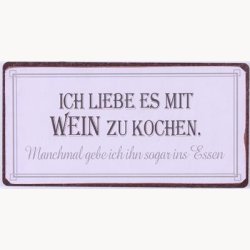 Magnet - Ich liebe es mit wein zu kochen...