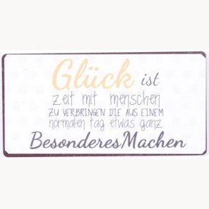 Magnet - Glück ist zeit mit menschen zu verbringen...