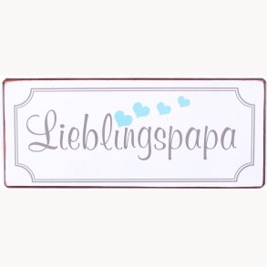 Skilt - Lieblingspapa