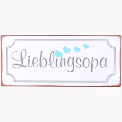 Skilt - Lieblingsopa