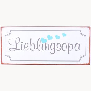 Skilt - Lieblingsopa
