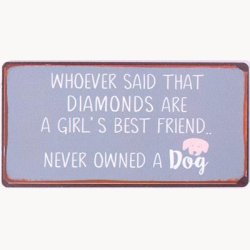 Magnet - Whoever said that diamonds are a girl's best friend...