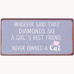 Magnet - Whoever said that diamonds are a girl's best friend...