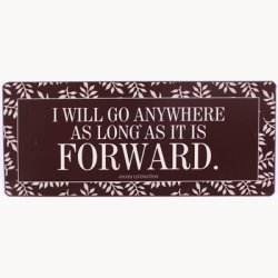 Skilt - I will go anywhere as long as it is forward