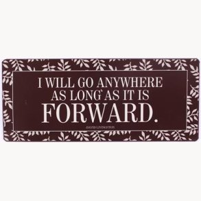 Skilt - I will go anywhere as long as it is forward