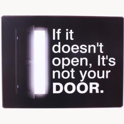 Skilt - If it doesn't open, it's not your door