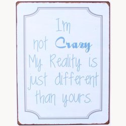 Skilt - I'm not crazy my reality is just different than yours