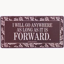 Magnet - I will go anywhere as long as it is forward