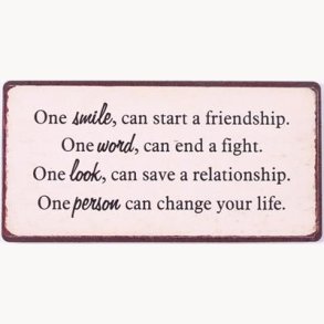 Magnet - One smile can start a friendship...