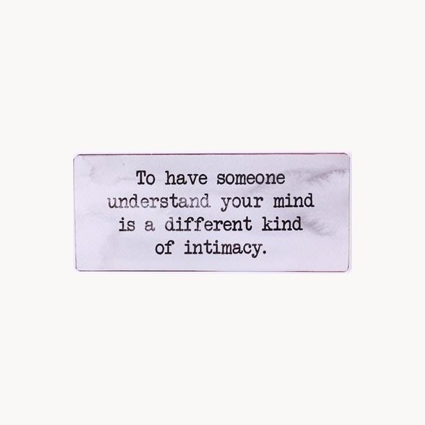 Skilt - To have someone understand your mind...