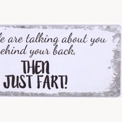 Skilt - If people are talking about you behind your back...