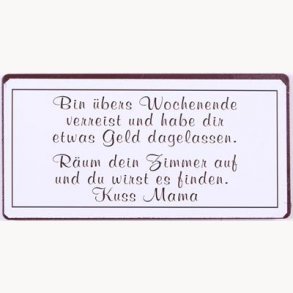 Magnet - Bin übers wochenende...