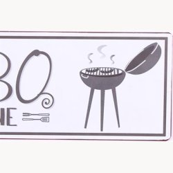 Skilt - BBQ Zone