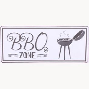 Skilt - BBQ Zone