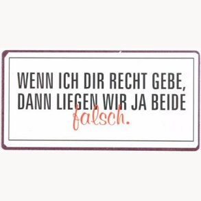 Magnet - Wenn ich dir recht gebe...