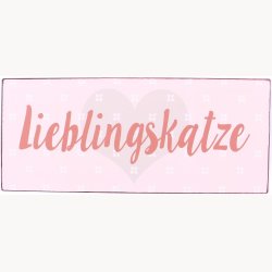 Skilt - Lieblingskatze