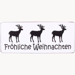 Skilt - Fr&ouml;hliche weinnachten