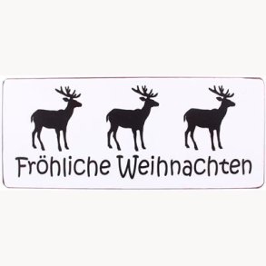 Sign - Fröhliche weinnachten