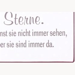 Skilt - Freunde sind wie sterne...