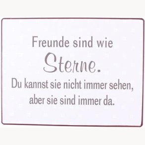 Sign - Freunde sind wie sterne...