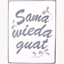 Skilt - Sama wieda guat