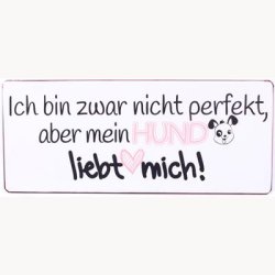 Skilt - Ich bin zwar nicht perfekt...