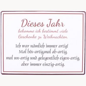 Sign - Dieser jahr...