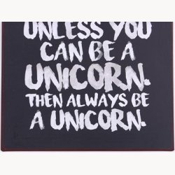 Skilt - Always be yourself...