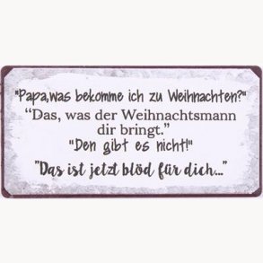 Magnet - Papa, was bekomme ich zu weihnachten?
