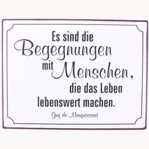 Sign - Es sind die begenungen...