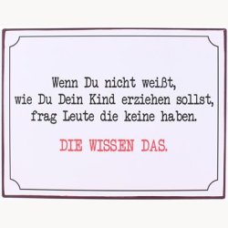 Skilt - Wenn du nicht weisst...