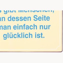 Skilt - Es gibt menschen...