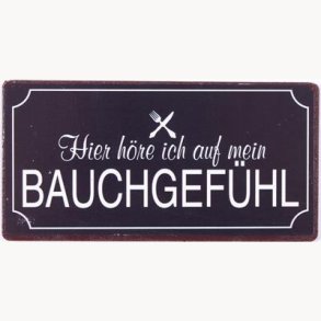 Magnet - Hier höre ich auf mein bauchgefühl