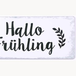 Skilt - Hallo fr&uuml;hling