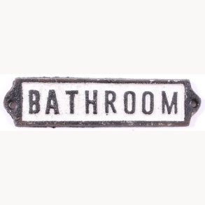 Sign - Bathroom
