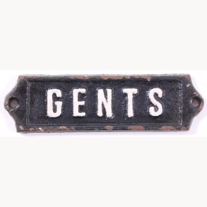 Sign - Gents