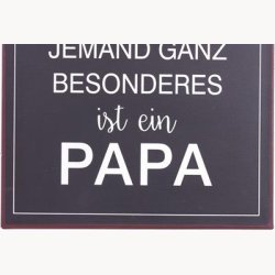 Skilt - Jeder kann ein vater...