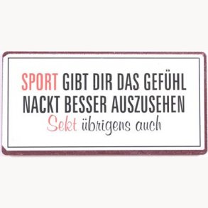 Magnet - Sport gibt dir das gefühl...