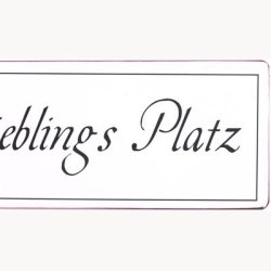 Skilt - Lieblings Platz