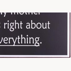 Skilt - OMG my mother was right...