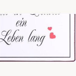 Skilt - Hand in hand ein leben lang