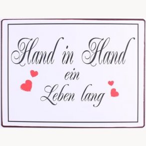 Sign - Hand in hand ein leben lang