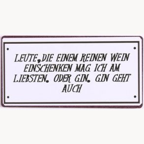 Magnet - Leute, die einem reinen wein...