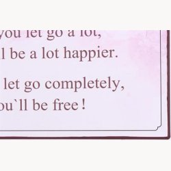 Skilt - If you let go a little...